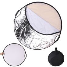 43" 5-in-1 Mulit Photography Light Reflector Collapsible Photo light Disc 110cm 2024 - buy cheap