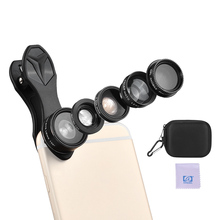 APEXEL APL-DG5H 5 in 1 Cellphone Lens for iPhone Samsung Huawei Xiaomi Smartphone 198 Degree Fisheye Lens 0.63X Wide Angle Lens 2024 - buy cheap