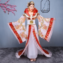 New Chinese Traditional Costume Women Tailing Princess Cosplay Dress Lady Orient Queen Stage Dance Dress Fairy Tang Clothing 90 2024 - buy cheap