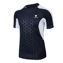 Размера плюс M-XXXL Спортивная Футболка мужская LINGSAI, новые брендовые рубашки, быстросохнущие облегающие футболки для бега, Мужская одежда, рубашки 2024 - купить недорого