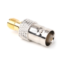 Bnc plugue fêmea para sma fêmea jack adaptador de antena conector de cobre conversor oct29 whosale & dropship 2024 - compre barato