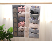 18 Pockets Multifunction Underwear Sorting Storage Bag Fordable Wardrobe Hanging Organizer Bag Door Wall Closet Shoe Storage Bag 2024 - buy cheap