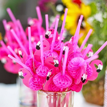 10pcs/pack Paper Drinking Straws Wedding Decoration Baby Shower Birthday Celebration Hawaii Carnival Party Supplies 2024 - buy cheap