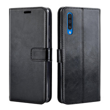 Luxury Flip leather case on For Samsung A70 Case back phone case For Samsung Galaxy A70 A 70 GalaxyA70 SM-A705F A705 A705F Cover 2024 - compre barato