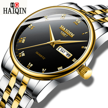 Relógio masculino quartz de marca luxuosa, relógio analógico esportivo casual saat, novo, 2019 2024 - compre barato