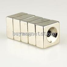 2pc Block N35 Countersunk Magnets 20 x 20 x 10 mm Hole 5 mm Rare Earth Neodymium magnets 2024 - buy cheap