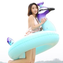Rooxin-flotador inflable de pavo real para piscina, anillo de goma para adultos y niños, salvavidas de PVC grueso, juguetes de playa de verano 2024 - compra barato