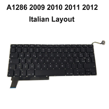 Teclado italiano para Macbook Pro 15, A1286, 2009-2012, envío gratis, DHL, EMS, 20 Uds. 2024 - compra barato