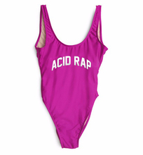 ACID RAP letter print one piece suits sexy women playsuit bodysuits bathing suit Jumpsuits Rompers beachwear swimwear 2024 - buy cheap