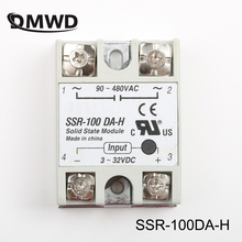 solid state relay SSR-100DA-H 100A SSR 100DA H DC TO AC relay solid state Resistance Regulator 2024 - buy cheap