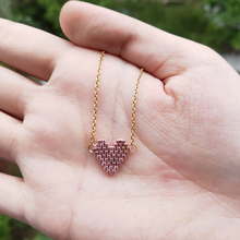 Женское Ожерелье с сердечком, простое, милое, розовое, золотое, с кристаллами 2024 - купить недорого