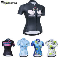 Black Swan Shirt Weimostar Women Cycling Jersey roupa ciclismo MTB Jerseys Bicycle Clothing Wear Top Racing Clothingss 2024 - buy cheap