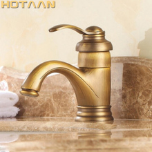 Hot selling Free shipping 6" Antique Brass Basin Faucets Crane Sink Basin Water Mixer Tap torneira YT-5065 2024 - buy cheap