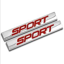 1 Pcs  SPROT Real Metal Badge Sport fender Emblem car body sticker car styling  Car Styling 2024 - buy cheap