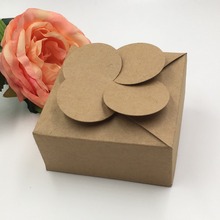 Cajas de cartón de jabón marrón, caja de papel artesanal, embalaje de regalo de dulces, 50 Uds. 2024 - compra barato