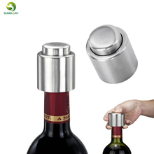 1PC Stainless Steel Wine Bottle Stopper Vacuum Sealed Red Wine Cap Champagne Sealer Fresh Keeper Bar Tools Kitchen Accessories 2024 - buy cheap