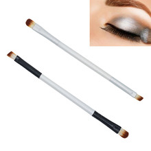 Double ended cosmetic eyeshadow and eyeliner brushes eye makeup eyebrush Eyeshadow Applicator Makeup Cosmetic ToolG320 2024 - buy cheap
