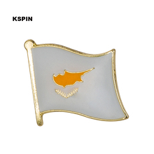 Cyprus flag pin lapel pin badge 10pcs a lot Brooch Icons KS-0155 2024 - buy cheap