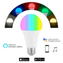 E27 B22 Smart WIFI Bulb RGB RGBW Dimmable LED Bulb Light Bulb Works with Alexa Google Home,16 Million Colours,APP Remote Control 2024 - buy cheap