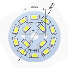 7W SMD 5730 Plate 50mm 14 LEDs High Brightness Led Lamp Panel For Energy Saving Lamp DIY 2024 - buy cheap