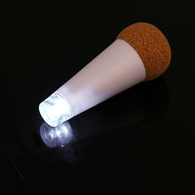 Rechargeabl botella USB tapón de botella de tapón de corcho redondo LED luz blanca de la boda K 2024 - compra barato