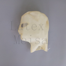 0.4MM thickness transparent Fetish latex hoods with open eyes mouth and nostrils for adults 2024 - buy cheap