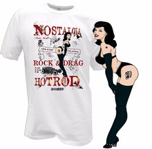 Mais novo 2019 t camisa dos homens t camisa engraçado camiseta homem quente haste oldscool rockabilly eua carro rota 66 eua retro urbano t camisas 2024 - compre barato