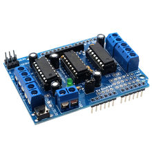 Glyduino-Escudo de Control de Motor L293D, placa de expansión de accionamiento de Motor para Escudo de Motor Arduino 2024 - compra barato