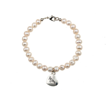 Mom, I Love You! Irregular Shape Freshwater Pearl Love Mom Heart Charm Bracelet Mother's Day Gift Pulseira 2024 - buy cheap