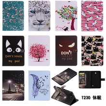 Tab 4 7.0'' T230 Case Cover PU Flip Tablet Case For Samsung Galaxy Tab4 7.0 T230 T231 T235 SM-T230 SM-T231 #C 2024 - buy cheap