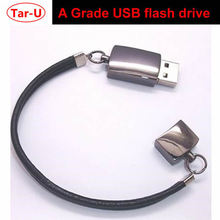 Free DHL shipping cost: 100pcs 32GB 16GB Metal bracelet usb flash drive wrist band flash pendrive real memory 2024 - buy cheap