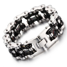 New Foreign trade  jewelry fashion stainless steel men 's bracelet explosion section wholesale 2024 - buy cheap