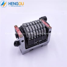 4 Pieces Free Shipping 7 Digits Numbering Machine without Spring for Heidelberg GTO46 GTO52 Horizontal Backward 098765... 2024 - buy cheap