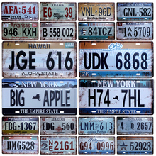 [SQ-DGLZ] New Style Car License Plate Store Bar Wall Decoration Tin Sign Vintage Metal Sign Home Decor Painting Plaques Poster 2024 - buy cheap