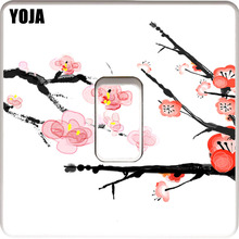 YOJA Switch Sticker Cute Lucky Plum Flower Creative Design PVC Room Decorative Wall Decal 15SS0017 2024 - buy cheap