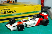 1/18 F1 Formula 1 racing model Metal Collection Model Mini Cut MINICHAMPS 1988 World Champion McLaren MP4-4 Senna 2024 - buy cheap