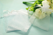 50pcs/lot white Drawable Large Organza Bags 35x50cm, Favor Wedding Gift Packing Bags,Packaging Jewelry Pouches 2024 - buy cheap