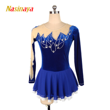 Nasinaya Figure Skating Dress Customized Competition Ice Skating Skirt for Girl Women Kids Patinaje Gymnastics Performance 78 2024 - buy cheap