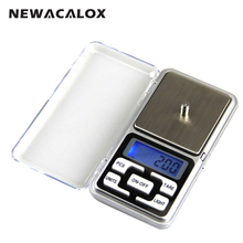 NEWACALOX 500g x 0.01g Mini Precision Digital Scale for Gold Sterling Silver Jewelry Scale 0.01 Display Pocket Electronic Scales 2024 - buy cheap