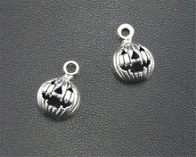 15pcs  Silver Color Pumpkin Charms Fit Bracelets Necklance DIY Metal Jewelry Making 9x14mm A1700 2024 - buy cheap