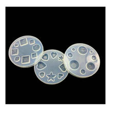 Round Star Transparent Silicone Mold Jewelry Pendant Charms Accessories DIY Handmade Epoxy Resin Heart Square Mould Craft Art 2024 - buy cheap