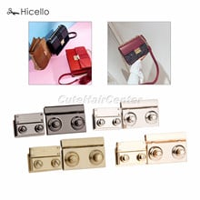 1set Bag Push Lock Clasp handbag Buckle Twist Turn Lock Snap Purse Luggage Leather Accessories Alloy 4 color Hicello 2024 - buy cheap