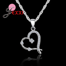 Austrian Crystal Necklace For Women Jewelry 925 Sterling Silver  Necklace Fashion Necklaces Pendants Chain Necklace 2024 - buy cheap
