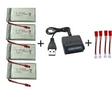 Ewellsold X5HC X5HW  2.4G RC Quadcopter  3.7V 1200mAh Li-Polymer battery *4pcs + 4 in1 charge box 2024 - buy cheap