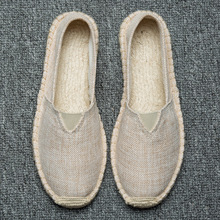 2018 New Hemp Shoes Handmade Fashion Straw Shoes Linen Sweat-absorbent Breathable Pedal Lazy Mary Shoes 2024 - buy cheap