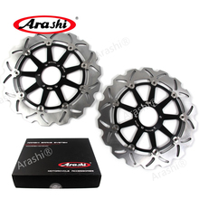 Arashi 1 Pair For MOTO GUZZI BREVA ABS 1200 2008-2009 Floating CNC Brake Disc Rotors 08 09 GRISO SPORT V7 V10 V11 BELLAGIO BREVA 2024 - купить недорого