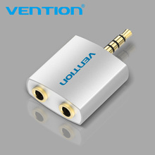 Vention 3.5mm Earphone Audio Splitter Connecter Adapter with mic 1 Male to 2 Female Audio Adapter For Headphone PC Mobile Phone 2024 - buy cheap