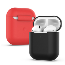 Funda de silicona suave para Apple AirPods 2, funda protectora ultrafina para auriculares inalámbricos con Bluetooth, accesorios 2024 - compra barato
