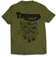 Camiseta estilo retrô estampa tripla tiger 800, camiseta estilo vintage para motocicleta, presente de 2019 2024 - compre barato