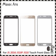 10 unids/lote, gran calidad para Samsung Galaxy J5 2016 J510F J510M, Panel de pantalla táctil frontal exterior de cristal 2024 - compra barato